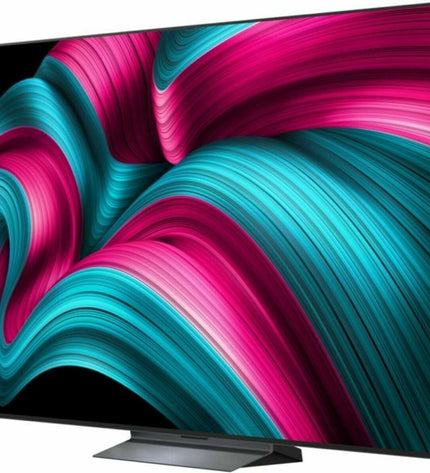 LG OLED48C54LA 48-inch 4K Ultra HD Smart TV with HDR, sleek black screen and slim design for home entertainment.