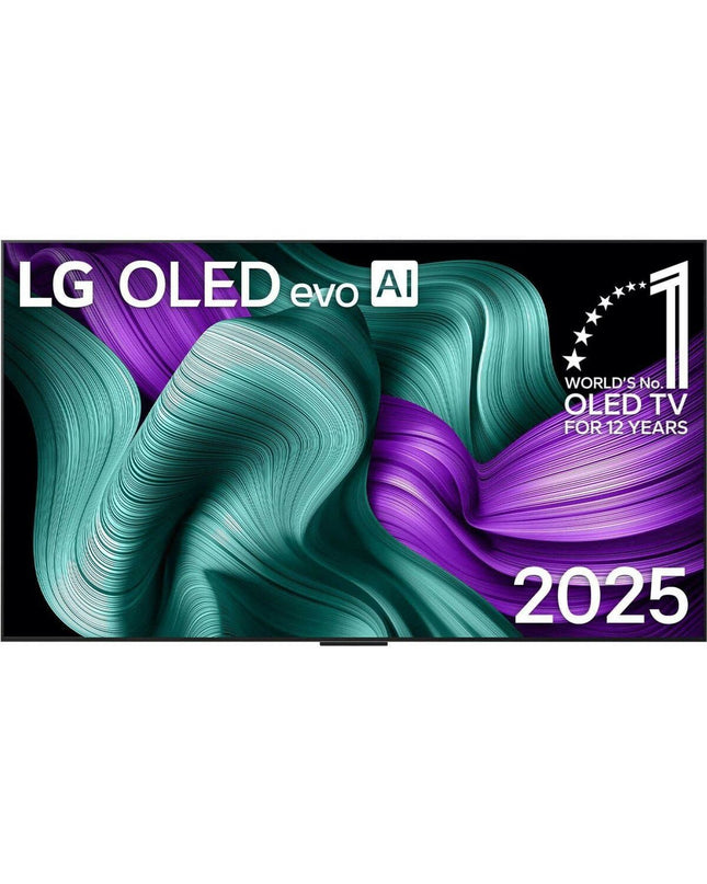 LG 77M59LA 4K Ultra HD OLED Smart TV showing vibrant display and slim design in a modern living room setting.