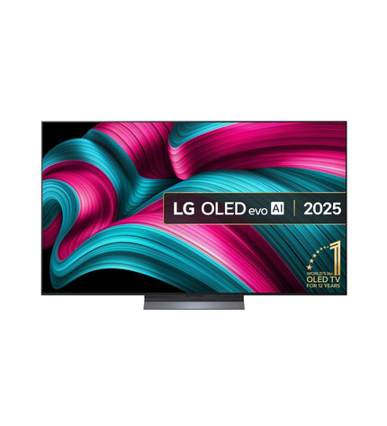 LG OLED65C54LA 65-inch 4K Ultra HD HDR OLED Smart TV showing vibrant screen display and slim modern design.