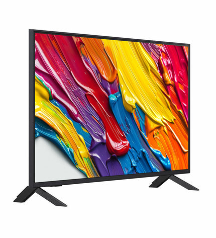 LG 43-inch QNED82A6B 4K Ultra HD LED Smart TV with HDR, edge-lit LCD screen, perfect for home entertainment and streaming.