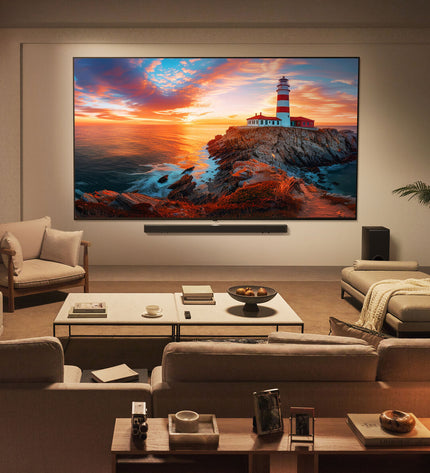 LG 43-inch 4K Ultra HD QNED LED Smart TV with HDR, edge-lit LCD display, perfect for home cinema and entertainment.