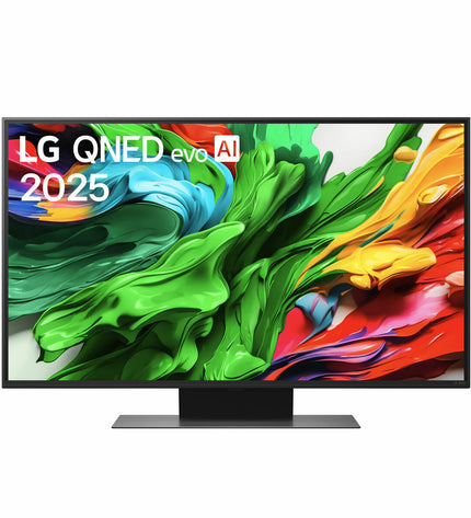 LG 43QNED87A6D 43-inch 4K Ultra HD LED Smart TV with HDR edge-lit display, sleek design, and vibrant picture quality.
