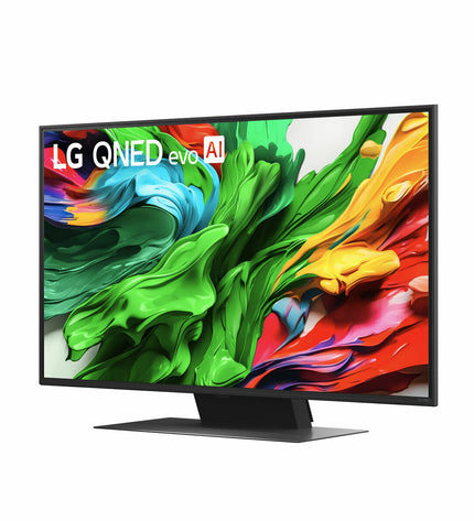 LG 43QNED87A6D 43-inch 4K Ultra HD LED Smart TV with HDR, edge-lit QNED display, electronics for home theater setup