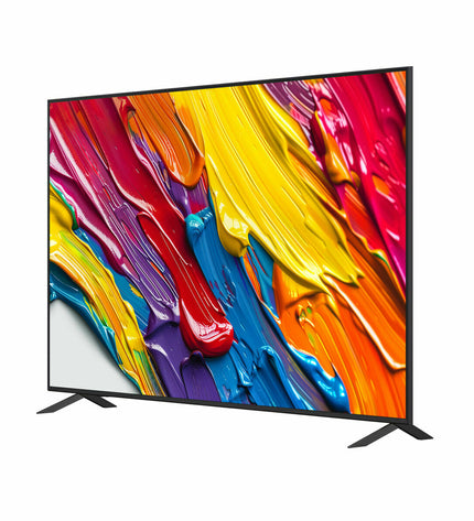 LG 86-inch 4K Ultra HD QNED LED Smart TV with HDR, sleek edge-LED design, perfect for home theater and entertainment.
