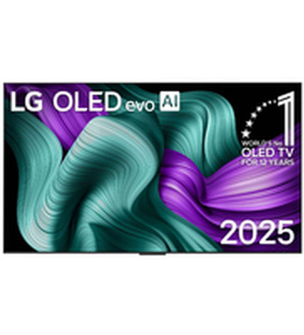 LG OLED83M59LA Smart TV displaying vibrant images on a sleek screen, ideal for home cinema and entertainment.