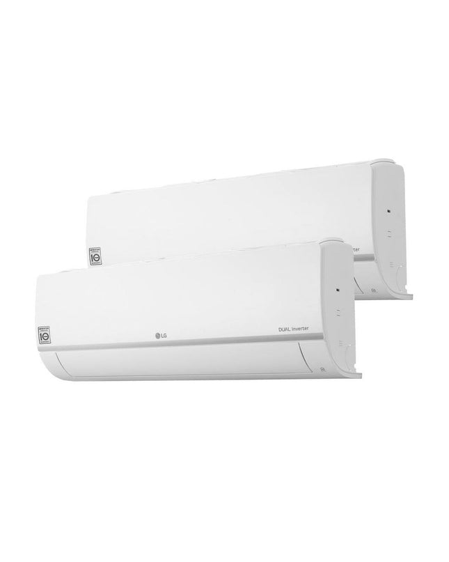 LG portable air conditioner unit from the MULTI.KIT 2X1WIFI912 set, shown with control panel and vents.