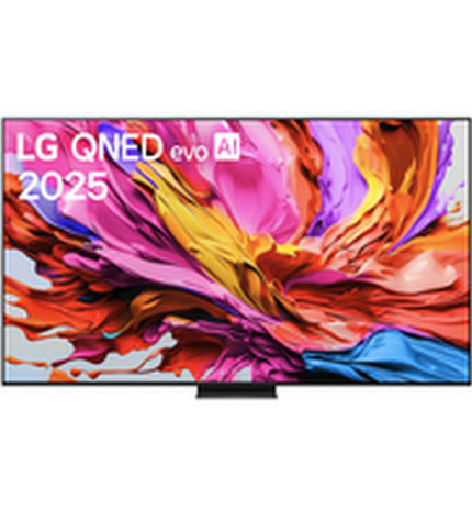 LG 100QNED86A6 100-inch 4K Ultra HD LED Smart TV with HDR, D-LED, and AMD FreeSync for home theater viewing.