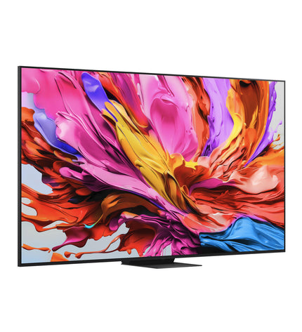 LG 100QNED86A6 100-inch 4K Ultra HD LED Smart TV with HDR and AMD FreeSync, showcasing a sleek screen display.
