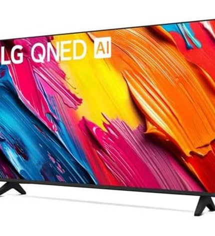 LG 43QNED70A6A 4K Ultra HD LED Smart TV with HDR, 43-inch screen, sleek design, and vibrant picture quality.