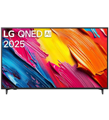 LG 55QNED70A6A.AEU 4K Ultra HD QLED Smart TV showing vibrant picture on a modern living room setup