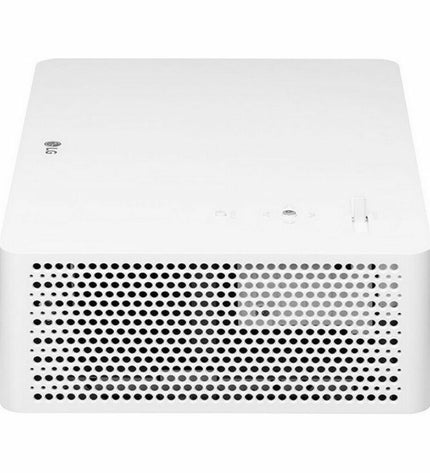 LG HU70LS 4K Ultra HD projector with 1500 lumens, compact electronic device for home cinema and video projection.