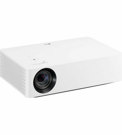 LG HU70LS 4K Ultra HD projector with 1500 lumens, compact electronic device for home theater and video projection.