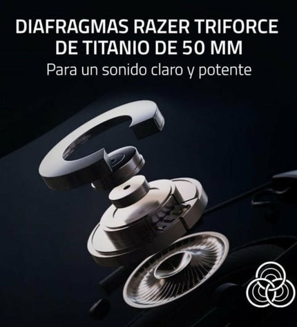 Razer RZ04-04960100-R3M1 gaming headset with microphone, black, designed for plug-and-play console gaming, close-up view.