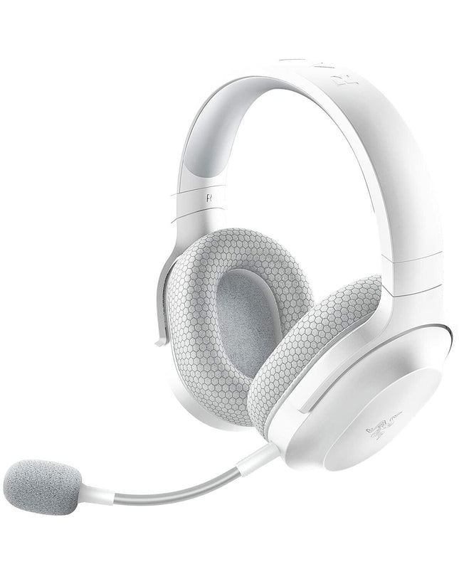 Razer Barracuda X gaming headset with microphone, black over-ear design, compatible with plug & play consoles, electronic gaming accessory