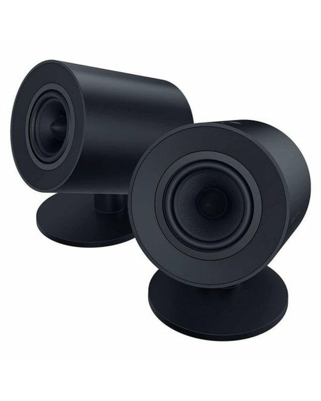 Razer Bluetooth portable speaker for gaming and electronics, compact design with control buttons visible on the front.