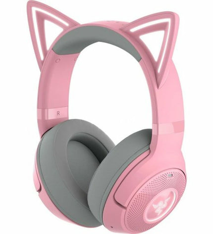 Razer gaming headset with microphone and adjustable headband, designed for plug-and-play consoles and electronic gaming.