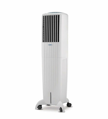 HJM DIET35I portable evaporative air cooler with 170W power and 35L capacity, suitable for home and kitchen cooling.