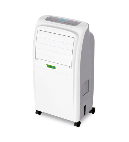 HJM NOBLE portable evaporative air freshener for home and kitchen, compact air conditioning device with sleek design.