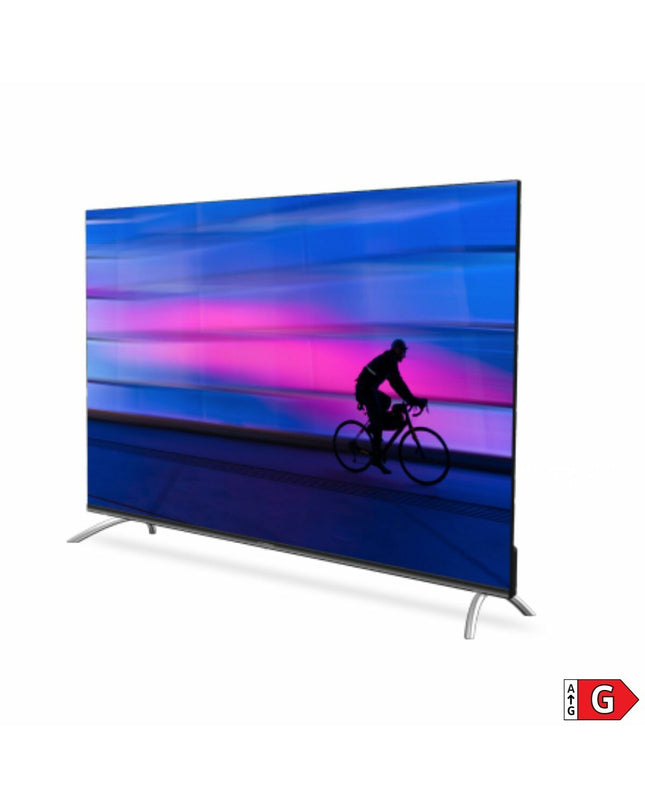 Strong SRT50UD7553 50-inch 4K Ultra HD LED Smart TV with HDR10, showcasing a sleek modern screen displaying vibrant visuals.