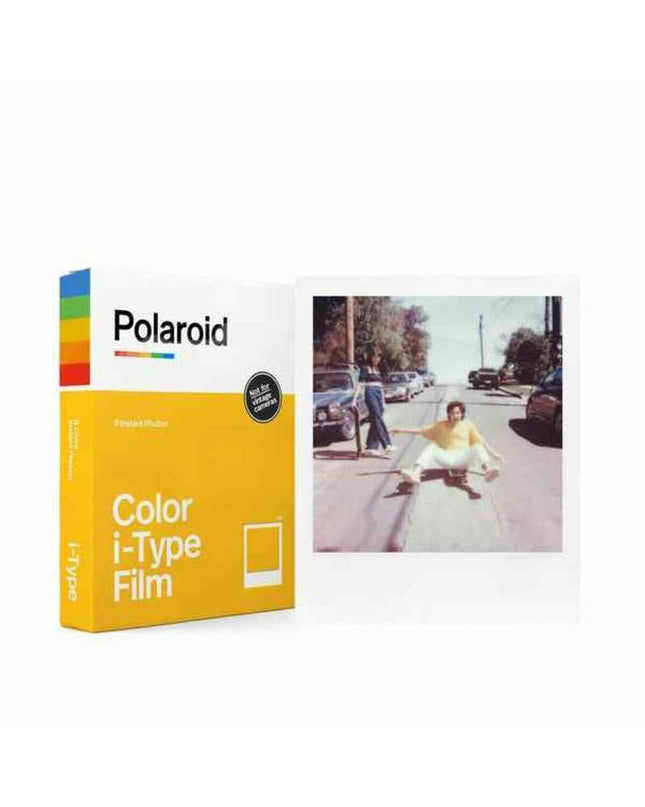 Polaroid i-Type color instant film pack for instant cameras, ready for use in photography.