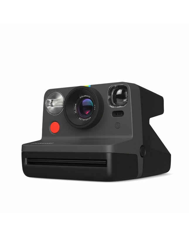 Polaroid Instant Fotocamera 009095 in black with viewfinder and shutter button, perfect for instant photography.
