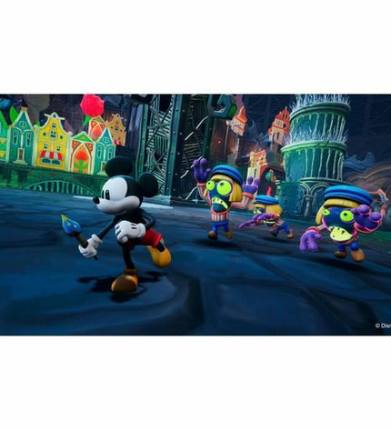 Just For Games Disney Epic Mickey Rebrushed Switch videogame cartridge for Nintendo Switch console.