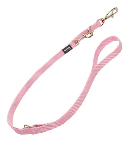 Red Dingo pink dog leash, 2.5x200cm, nylon material, with metal clip for secure attachment, suitable for walking dogs.