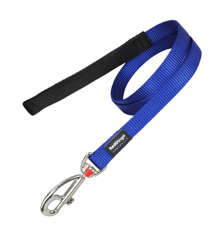 Red Dingo dark blue dog leash, 2.5 x 120 cm, with sturdy nylon material and metal clip for secure walks.