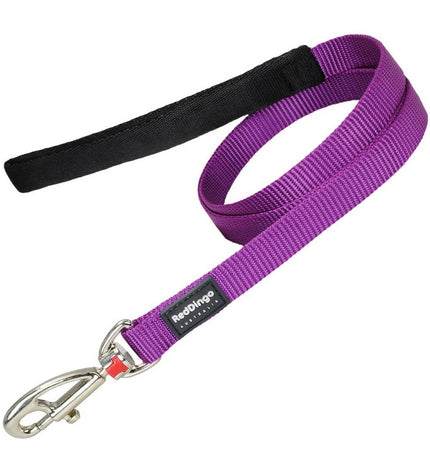 Red Dingo purple dog leash, 1.5 x 120 cm, durable nylon material, suitable for walking and training dogs.