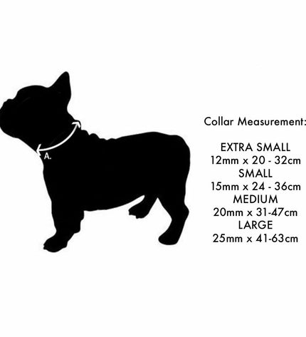 Red Dingo unicorn dog collar in red with colorful unicorn pattern, adjustable for dogs 24-37 cm.