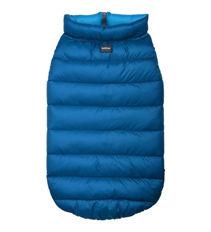 Red Dingo dog puffer jacket in turquoise, 50 cm, featuring a cozy, padded design for canine warmth and protection.