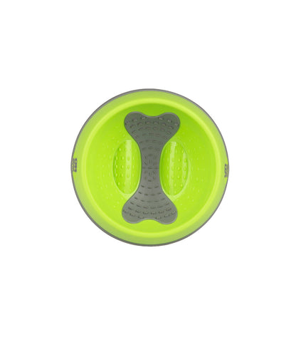 Lickimat dog food bowl for dogs, Lickimat brand, showing textured surface for licking and feeding.