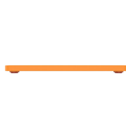 Orange Lickimat dog feeder made of polypropylene and TPR, designed to soothe and entertain dogs with tasty treats.