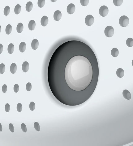 Axis 02838-001 Wit 7 W speaker from electronic audio and hi-fi equipment, showing a compact white speaker on a stand.