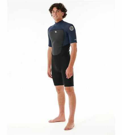 Rip Curl Omega 2mm neoprene spring wetsuit in multicolour, designed for watersports and outdoor activities.