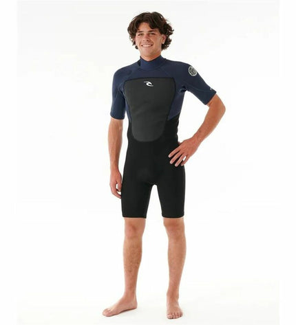 Rip Curl Omega 2mm neoprene spring wetsuit in multicolour, designed for watersports and outdoor activities.