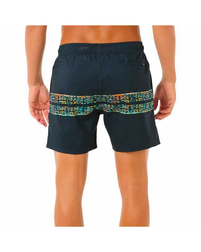 Rip Curl men's marine blue framed volley swim brief for watersports, featuring a sporty design and comfortable fit.