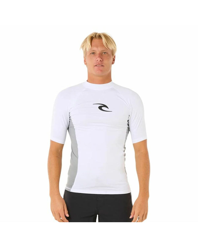 Rip Curl Waves Upf Performance T-shirt for water sports, short-sleeve sport shirt with wave design and UPF sun protection.