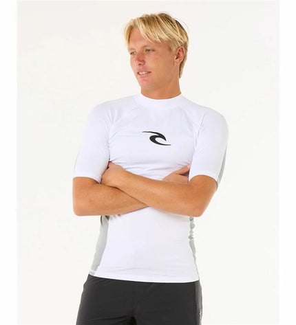 Rip Curl Waves Upf Performance short-sleeve T-shirt for water sports, featuring rip-style design and UPF sun protection.