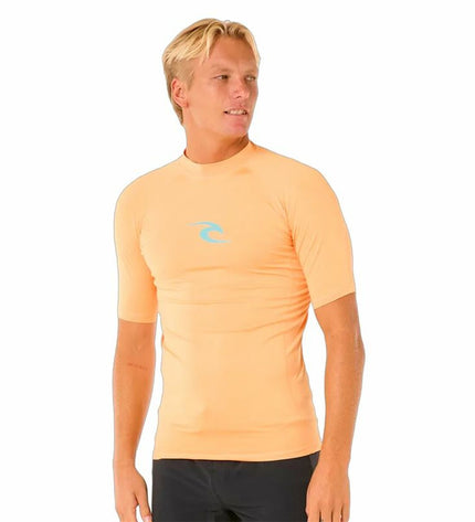 Rip Curl bad t-shirt for watersports, casual sport and outdoor wear, featuring a distressed design on a comfortable fabric.