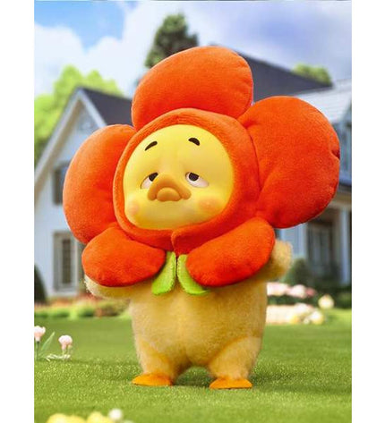 Soft Comansi Upsetduck Eend plush toy, 15 cm, cozy yellow duck for children, part of Comansi's cuddly stuffed animal collection.