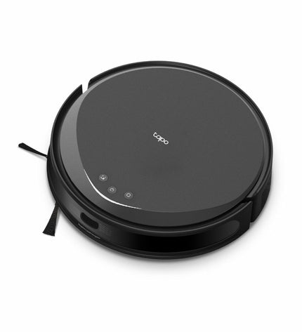 TP-Link TAPO RV20 MAX PLUS 45W steel vacuum cleaner for home cleaning, showing the sleek vacuum device and attachments.