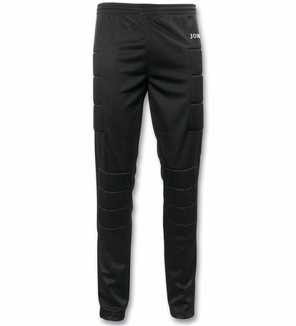 Joma Sport Voetbal Keeper's Broek, sport outdoor goalkeeper pants with protective padding, black with branding details.