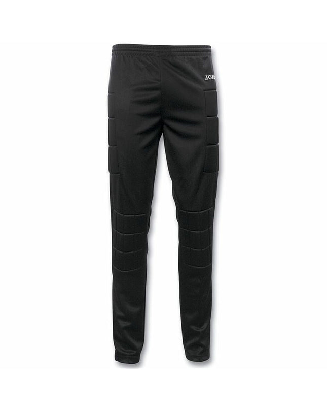 Joma Sport Voetbal Keeper's Broek, sport outdoor goalkeeper pants with protective padding, black with branding details.