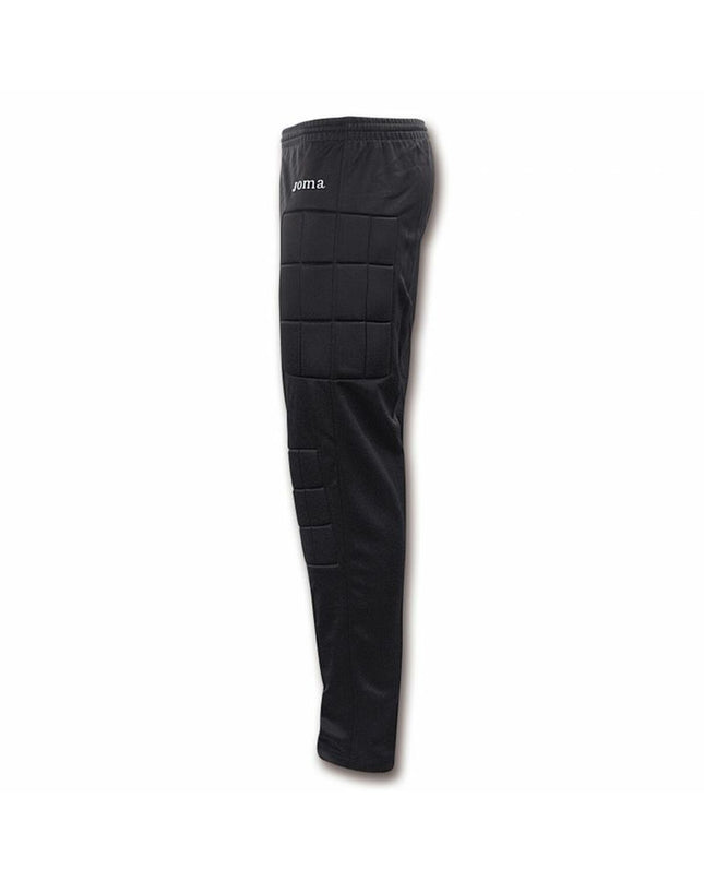 Joma Sport Voetbal Keeper's Broek Protec, black goalkeeper pants with padding for soccer training or matches.