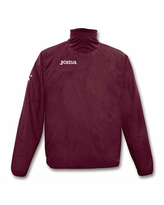 Children's Joma Sport jacket for outdoor activities, lightweight sportswear in bright blue with logo details.