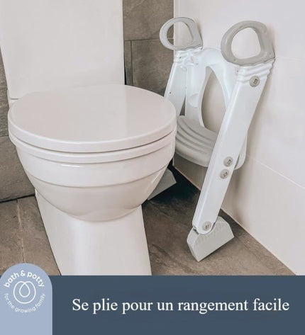 Toilet reducer - DREAMBABY - STEP-UP - Toilet training seat - 2-position adjustable - Aqua