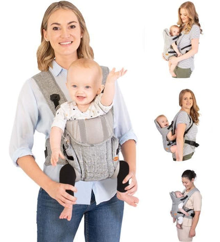 Dreambaby Adjustable 3-in-1 Oxford Baby Carrier for Newborns and Children up to 15 kg - Suitable for All Sizes