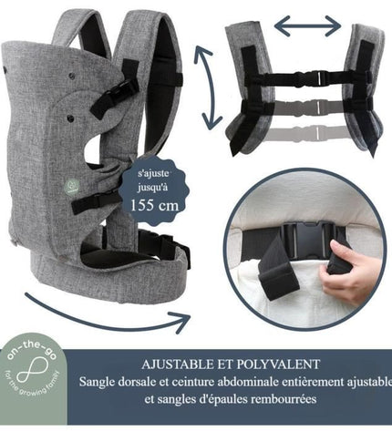 Dreambaby 3-in-1 Journey adjustable baby carrier - comfortable and versatile - for newborns to children up to 15 kg
