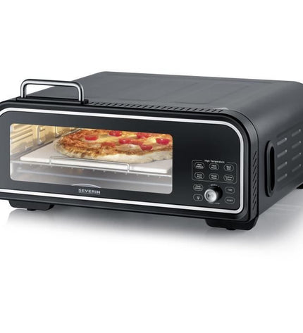 SEVERIN pizzaoven - PG8575 - Pizzasteen diameter 29 cm - Capaciteit 18 L - 2000 W